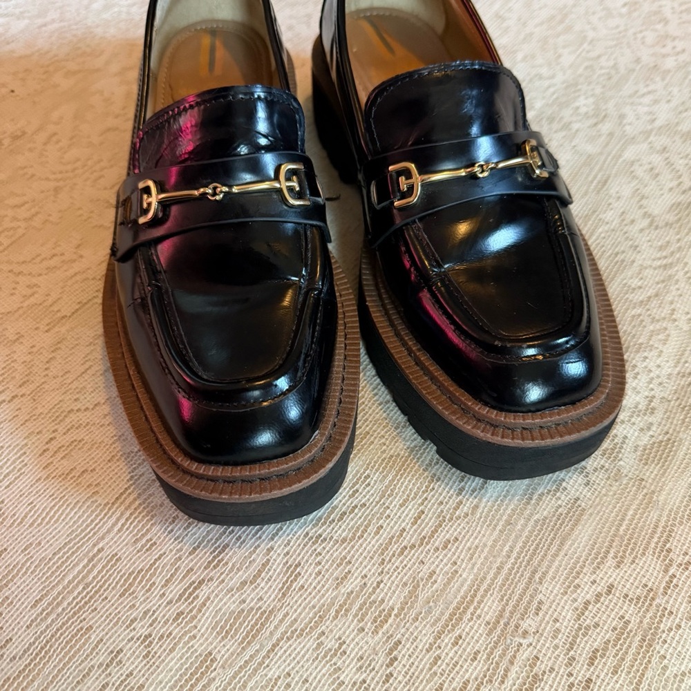 Sam Edelman Laurs lug-sole tailored loafer flats - Picture 4 of 13
